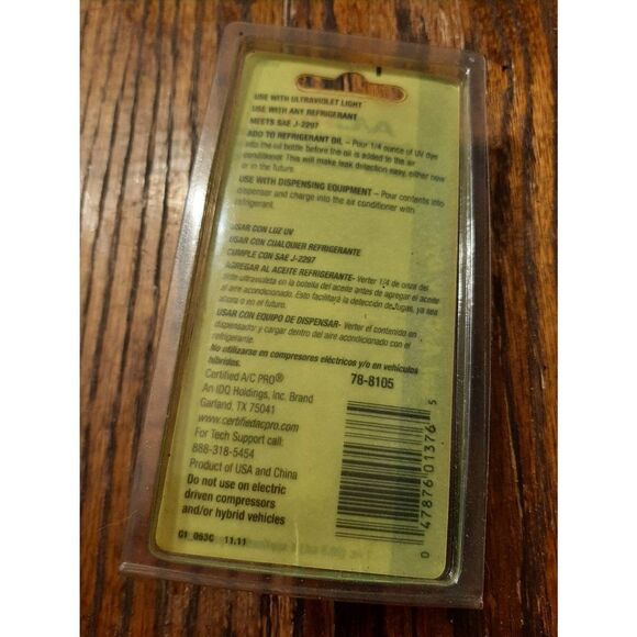 New Car Automotive Automobile AC Air Conditioner Leak Detector Items NWT - Picture 7 of 8